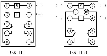 JZB-115Q,JZB-115內部端子圖