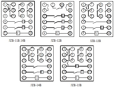 JZB-14B內部端子圖