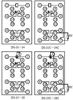 DS-34C時間繼電器接線圖