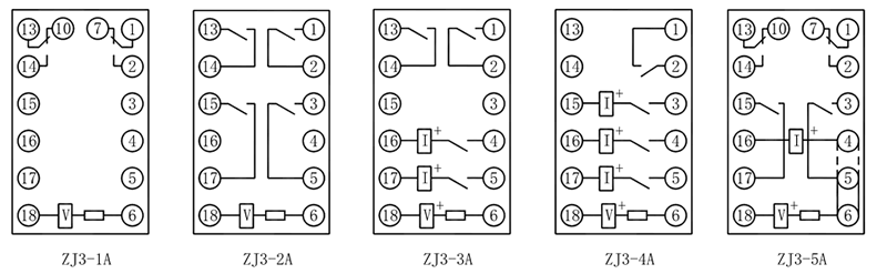 ZJ3-3A內部接線圖