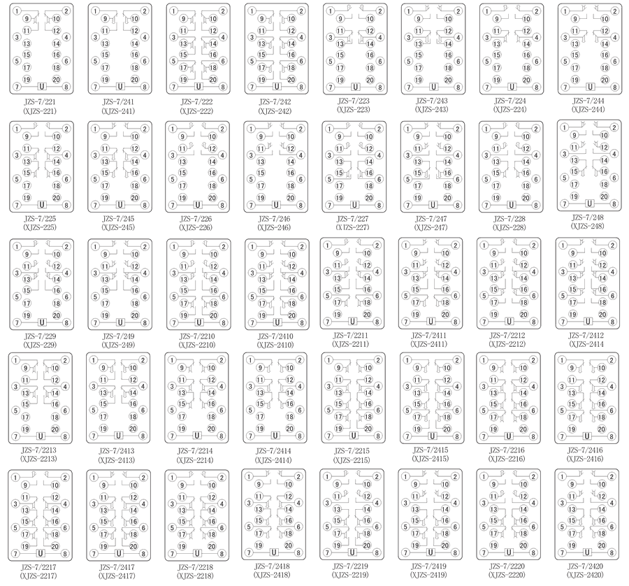 JZS-7/2218內部接線圖