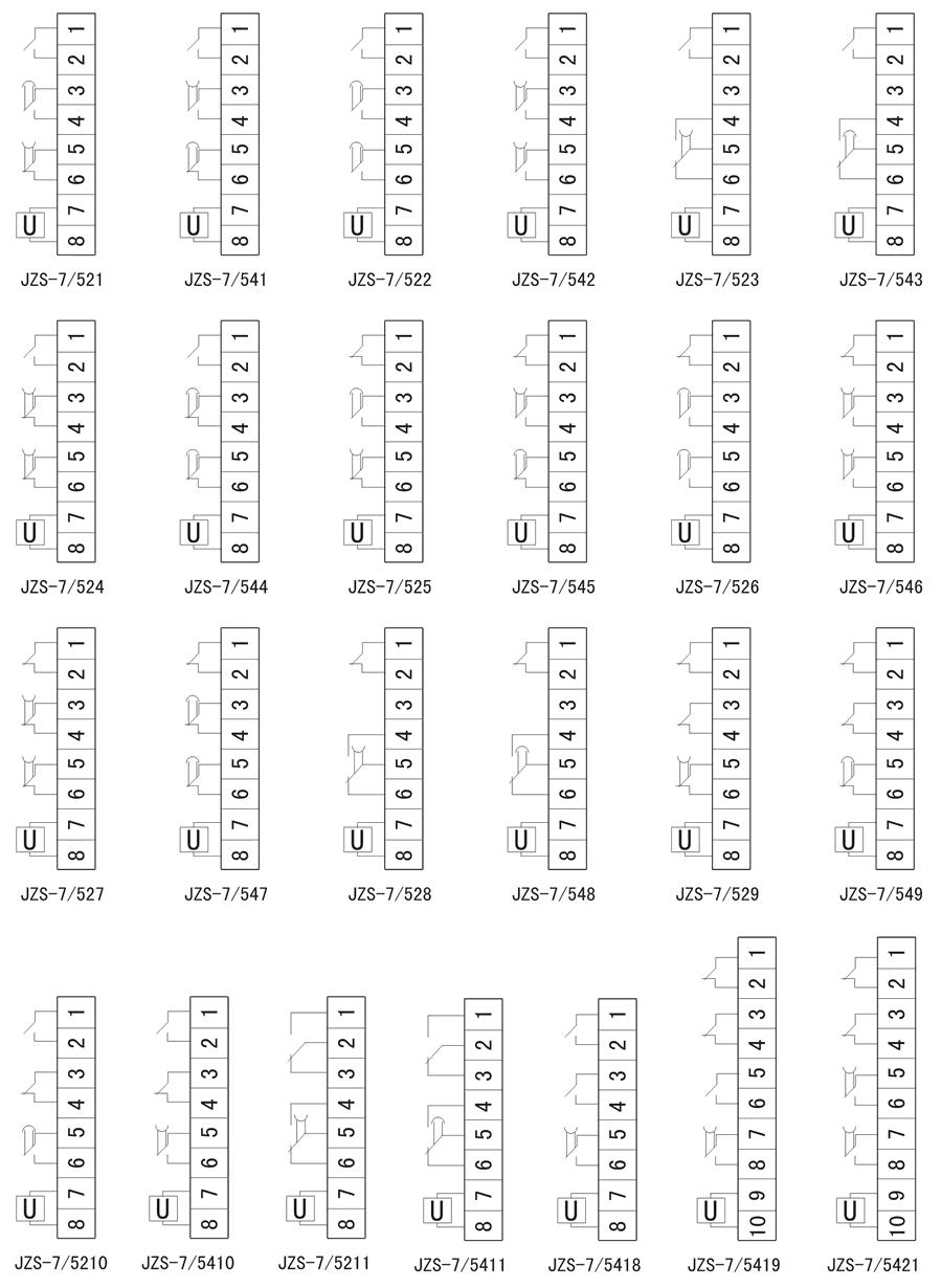 JZS-7/5210內部接線圖