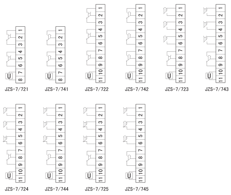 JZS-7/724內部接線圖