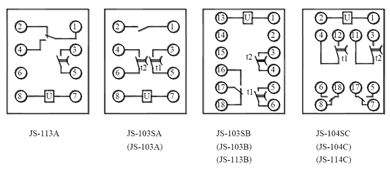 JS-103A內部接線圖