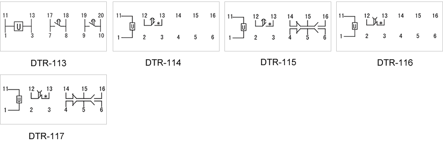 DTR-117內部接線圖