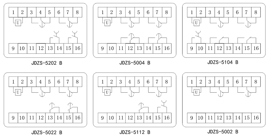 JDZS-5112B內部接線圖