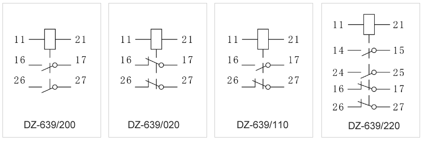 DZ-639/020內部接線圖