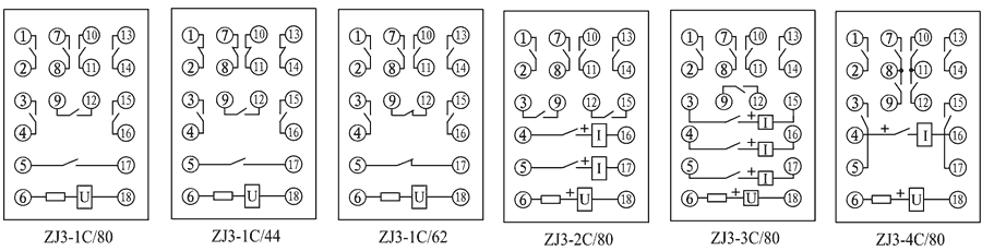 ZJ3-2C/80內部接線圖