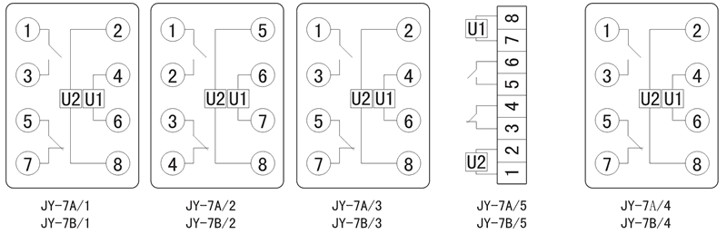 JY-7A/5內部接線圖