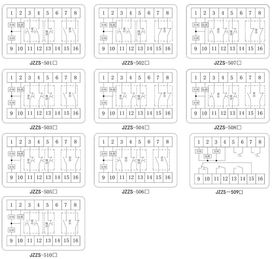 JZZS-5054內部接線圖