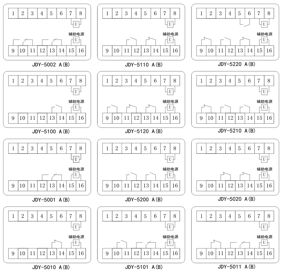 JDY-5001內部接線圖